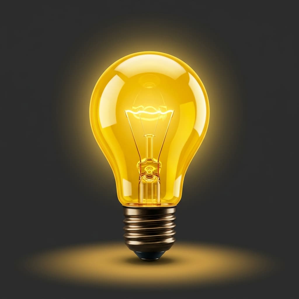 Our Vision 3D Lightbulb