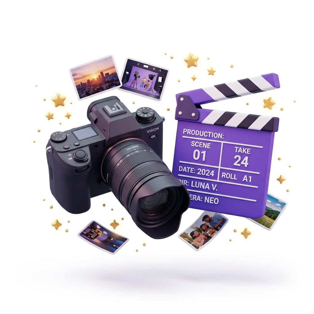 Video Editing 3D Graphic