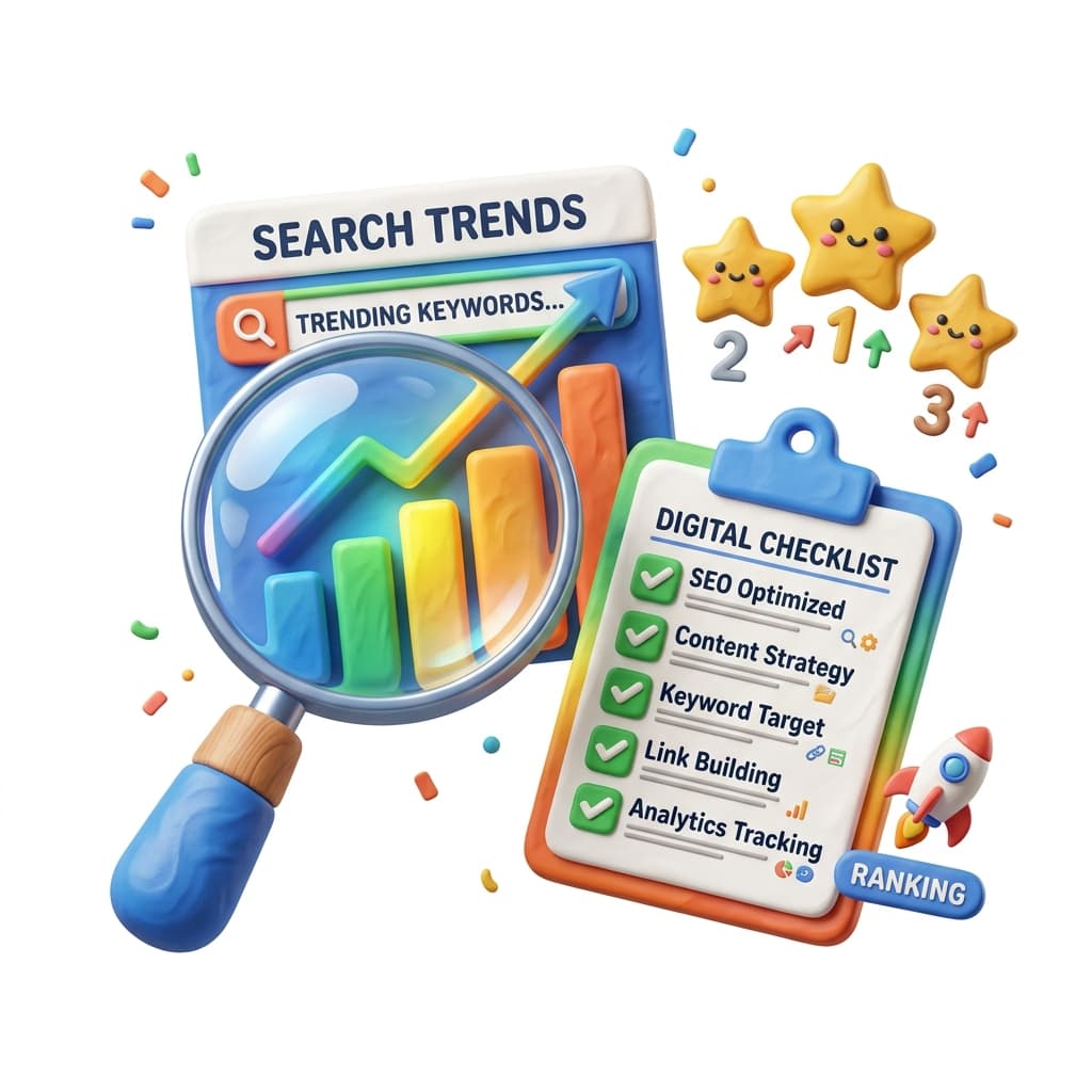 SEO Audits 3D Graphic